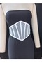 Zozan Underwire Elasticated Back Women's Corset Belt White