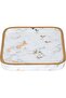 Dessert and Nuts Serving Plate, Alsayf Gallery, 15x15x2 cm, Small Square - White Marble