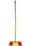 Premium Floor Broom, Soft Dense Bristles, Ergonomic Grip, Compatible with Multiple Flooring - 8