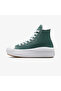حذاء رياضي Chuck Taylor All Star Move Platform للجنسين باللون الأخضر - 4