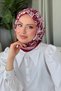 نيسا وشاح ناعم باللون الأحمر - 2