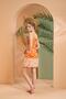 Women's Orange Dress 27012 - 4