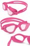 Swimmer Pro Anti-Fog Antifog Swimming Goggles with Ear Nose Plug Adjustable Sea Pool Set of 4 - 4