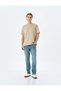 Normal Waist Cotton Slim Fit Jean Trousers - Brad Jean - 2