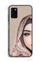 غطاء حماية لهاتف Samsung Galaxy A02s بتصميم فتاة نصف وجه