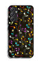 Samsung Galaxy A34 5G Protective Case Cover Music Fabric Pattern