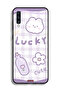 غطاء حماية لهاتف Samsung Galaxy A70 بتصميم Lucky Cute