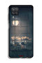 Samsung Galaxy M12 Protective Case Cover Looking At Moon Art
