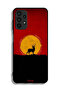 Samsung Galaxy A13 4G Protective Case Cover Deer And Moon Artwork