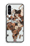 Samsung Galaxy A04s Protective Case Cover World Map Art