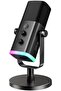 XLR/USB Dynamic Microphone for Podcast Recording, PC Computer Gaming Streaming Mic with RGB L - 2