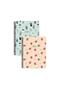 Keskin Color Coffee Striped Notebook Set (Piece of 2) |   16.5 X 22.5cm |   Spiral – 80 Sheets