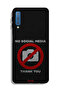 Samsung Galaxy A7 (2018) Protective Case Cover No Social Media Thank You