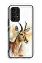 Samsung Galaxy A53 5G Protective Case Cover Deer Abstract Art