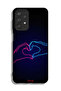 Samsung Galaxy A23 Protective Case Cover Touching Hand Making Heart