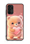 Samsung Galaxy A13 4G Protective Case Cover Cute Little Panda Holding Heart