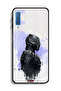 غطاء حماية لهاتف Samsung Galaxy A7 (2018) بتصميم النمر الأسود