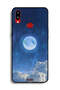 Samsung Galaxy A10s Protective Case Cover Moon Clouds
