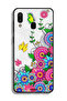 Samsung Galaxy A20 Protective Case Cover Mandala Flowers