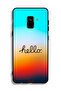 Samsung Galaxy A8 Plus (2018) Protective Case Cover Hello