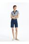 Indigo Bermuda Fit Women's Jean Shorts