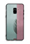 غطاء حماية لهاتف Samsung Galaxy A8 Plus (2018) بتصميم نصف أوراق