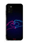 Samsung Galaxy A03s Protective Case Cover Touching Hand Making Heart