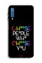Samsung Galaxy A7 (2018) Protective Case Cover Choose People Who Choose You