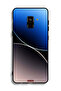 غطاء حماية لهاتف Samsung Galaxy A8 Plus (2018) بنمط خطوط منحنية