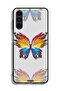 Samsung Galaxy A13 5G Protective Case Cover Digital Art Simple Background Minimalism Butterfly