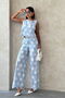 Z.R Equivalent Embroidered Sleeveless Cotton Pants - 5