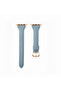 Apple Watch 41mm / 40mm / 38mm | Slim Leather Bands |Blue