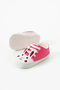 First Step Lace-Up Rabbit Embroidered Comfortable Non-Slip Sole Baby Girl Booties Shoes - 4