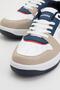 Lace-Up Men's Sports Shoes White Lacquer - 3