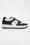 Lace-Up Men's Sports Shoes White Black - 2