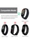 [Pack of 3] Silicone Strap For Xiaomi Mi Band 8 (Pink/Beige/Blue) - 2