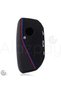 Bmw Compatible I7, I5, I4, Ix, X1, X5, X6, X7, Xm, 2, 3, 4, 5, 7 Series, G07, F98, G70, G09 Silicone Patterned Key Case (Blue Red) - 3