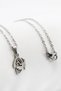 Stainless Steel Silver Colored Butterfly Wing Steel Necklace, Gift Necklace (60 cm)