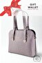 Original Armine Premium Quality Women's Shoulder and Hand Bag Suitable for Daily Use 364 Platinum +1