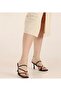 Byk Gold Stone Detailled Heel Slippers - 2