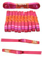 1 cm Wide Ribbon |   10 Meters |   Fuchsia Suitable for Handicraft, Ornament, Hobby and Packaging - 2
