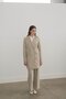 Double Breasted Blazer Jacket Stone - 6