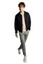 Men's Navy Blue Spring Coat - 3