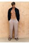 Fyfaha Wide Leg Men's Mink Linen Trousers - 2