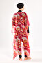 Single Pareo over Uv Protection Swimwear Kaftan 1704 Fuchsia - 6