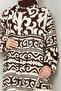 Caned Buttoned Woven Viscose Dress 1560 - Brown - 4