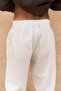 Fyfaha Wide Leg Men's Ecru Linen Trousers - 7