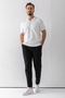 Men's Adjustable Waist Pocket Jogger Trousers Black - 5060 - 7