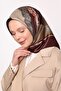 وشاح كريستال لامع بنمط هندسي