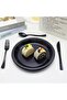 Black Plastic Cutlery Set 300 Pieces – Durable and Stylish Disposable Party Set- - 7